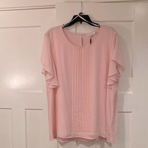 Calvin Klein georgette blouse XL